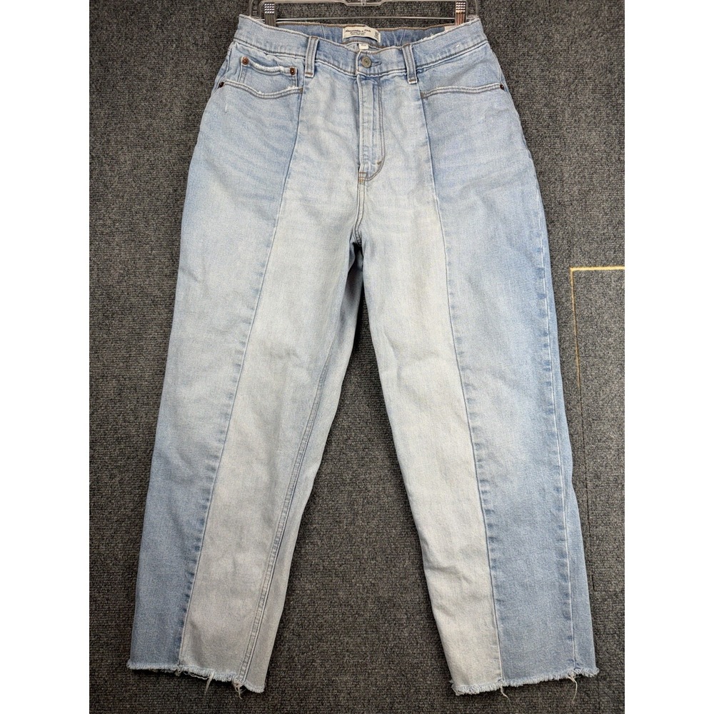 Abercrombie & Fitch Ankle Straight Ultra High Rise Curve Love jeans 32 14R